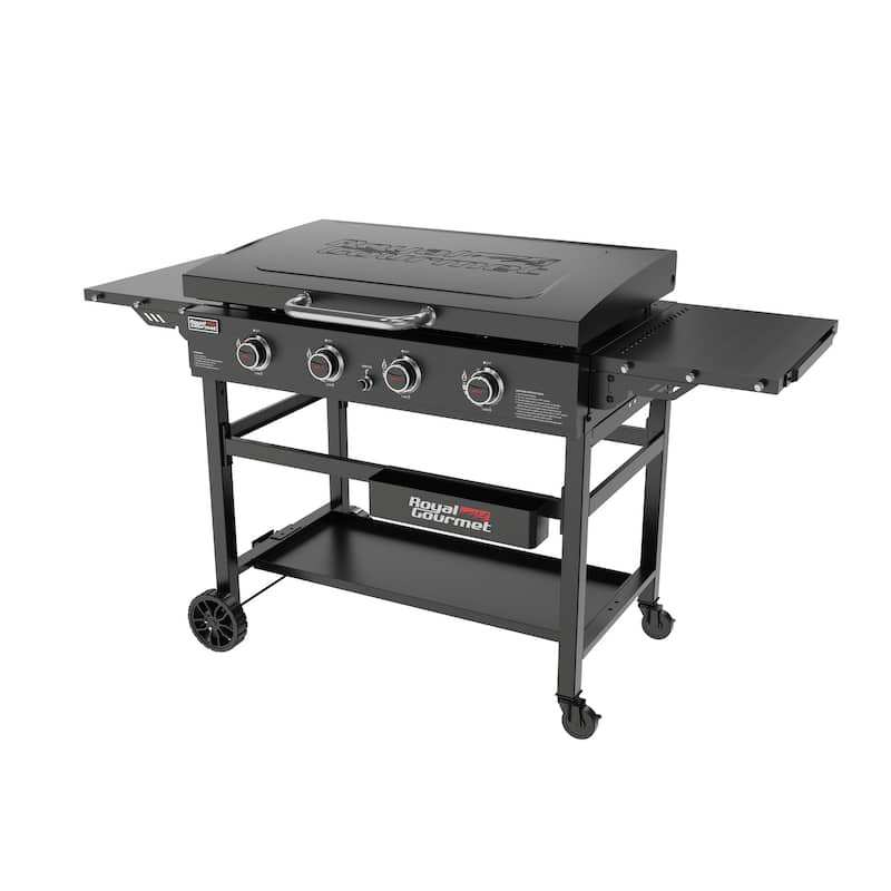 Royal Gourmet 35-Inch 4-Burner Gas Griddle with Hard Cover