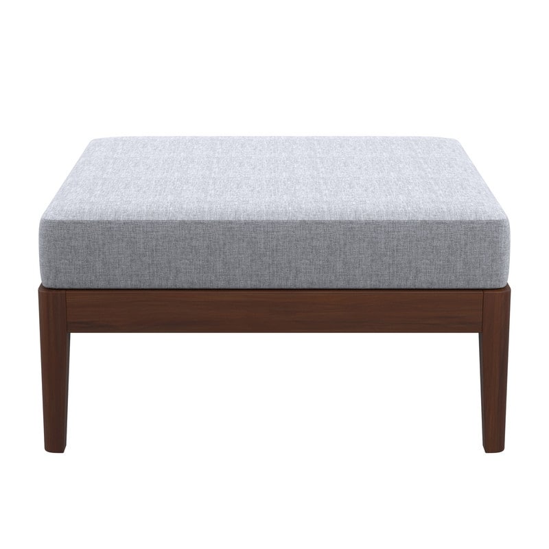 Sayre Outdoor Ottoman - Walnut