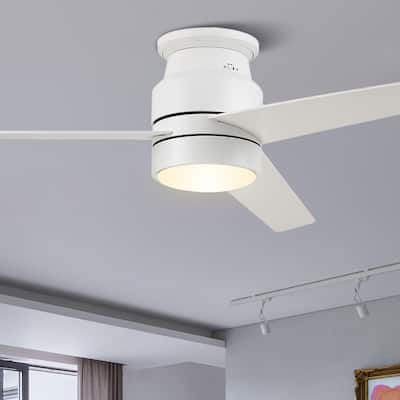 CARRO Aurora 52" 3-Blade Indoor Smart Ceiling Fan with Light and Wall Control