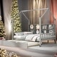 preview thumbnail 32 of 45, Modern Full Size House Bed Kids Bed with Trundle and Shelf,Solid Construction