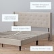 preview thumbnail 25 of 35, Brookside Isabelle Button Tufted Wingback Upholstered Bed