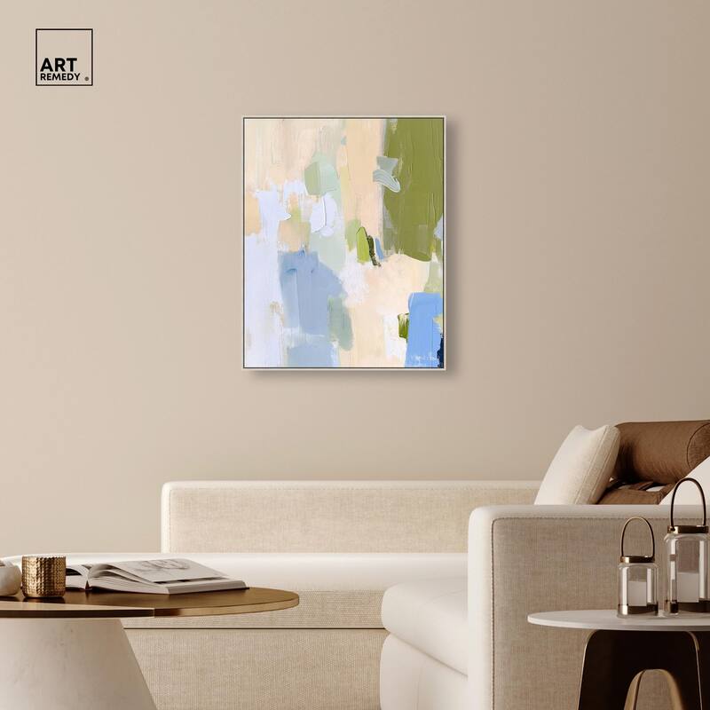 Clover Frost Canvas by Art Remedy