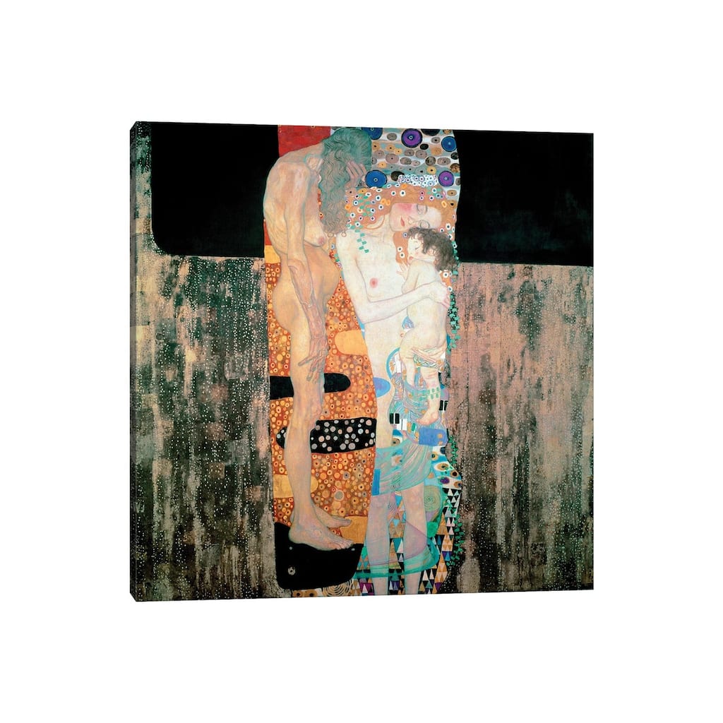 iCanvas "The Three Ages of the Woman, 1905" by Gustav Klimt Canvas Print