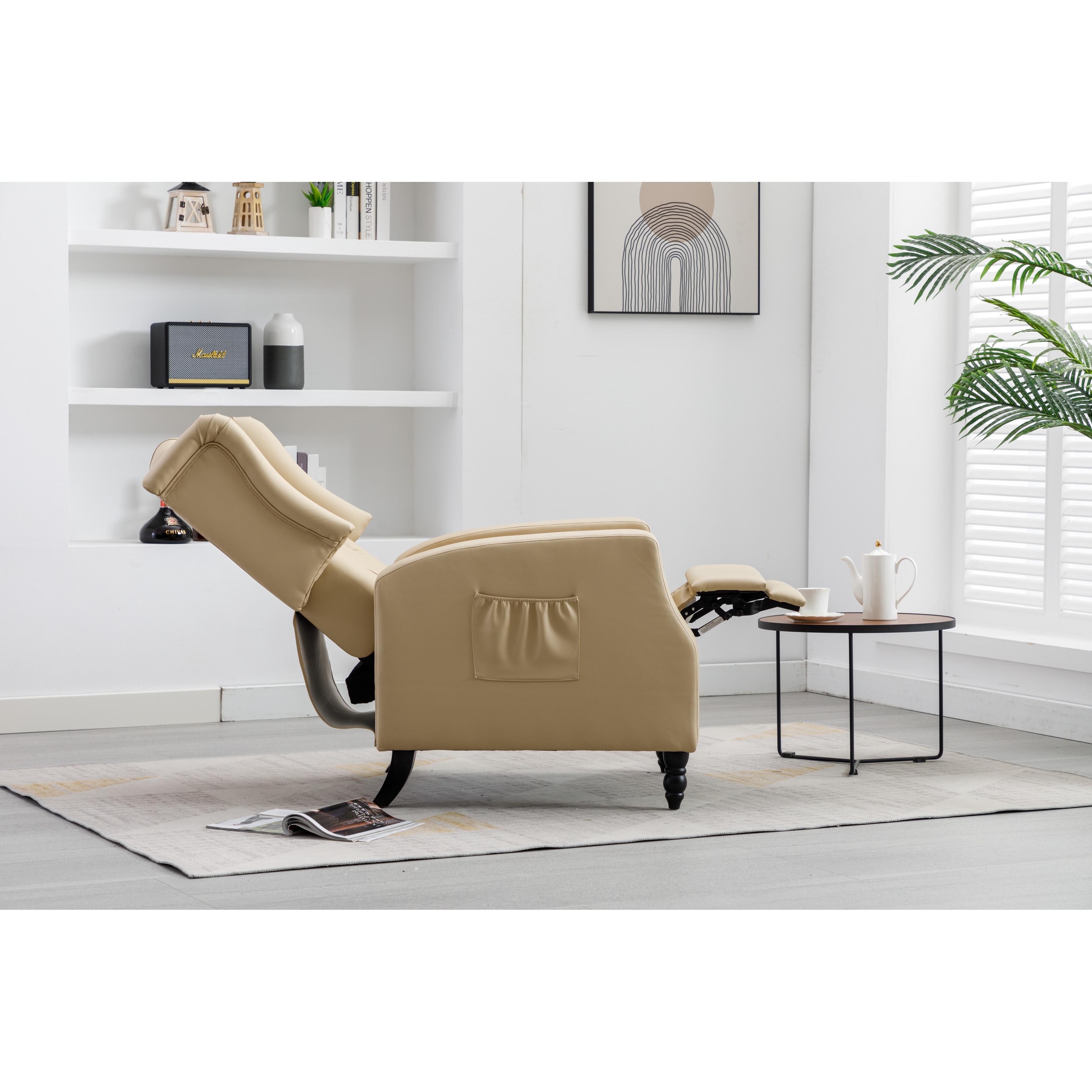 Leather 2025 bedroom chair