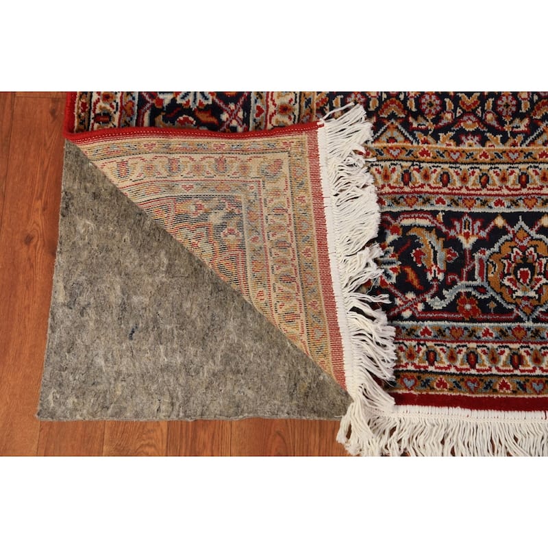 Geometric Red Tabriz Turkish Area Rug Machine Made Carpet - 9'8"x 12'10"