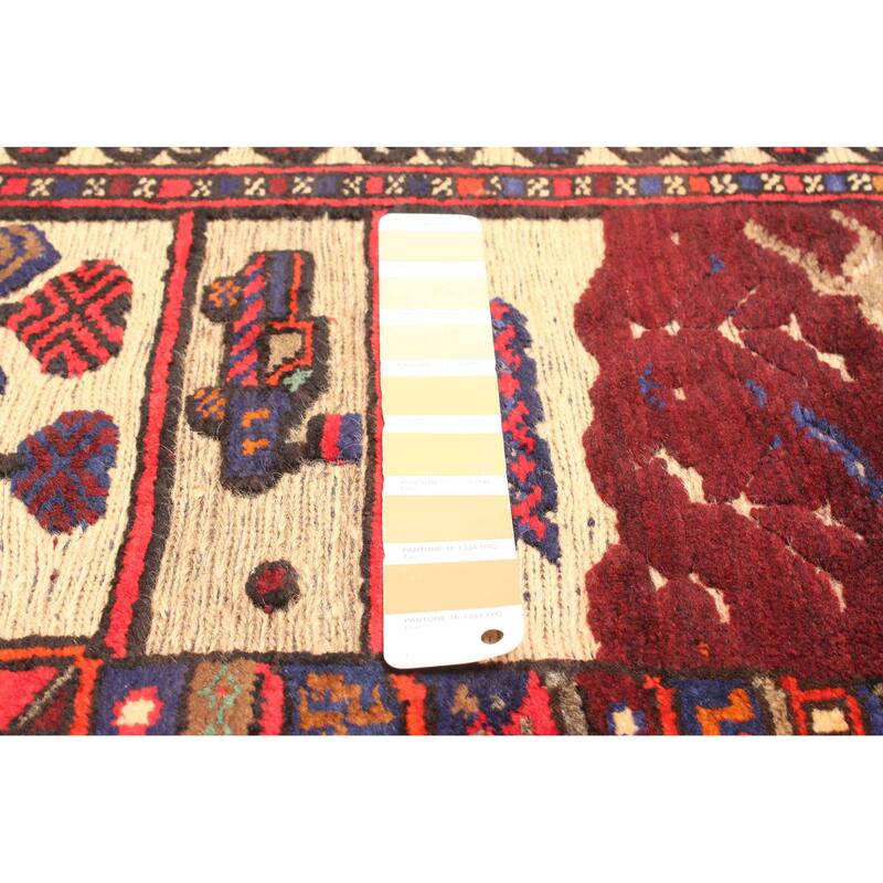 ECARPETGALLERY Hand-knotted Teimani Beige Wool Rug - 2'11 x 4'5