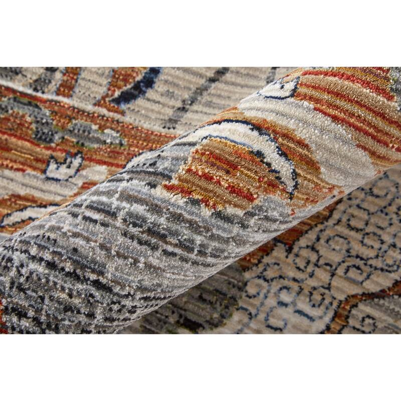 Melrose R39P2 Ikat Transitional Area Rug