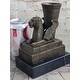 preview thumbnail 2 of 8, Persian Persepolis Griffon Dragon Bird Candle Holder Bronze Bookend Sculpture Statue Decor