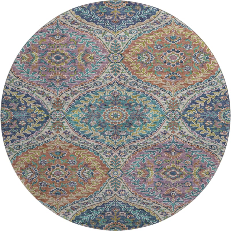 Premium Washable Super Soft Traditional Global Mayfield Rug