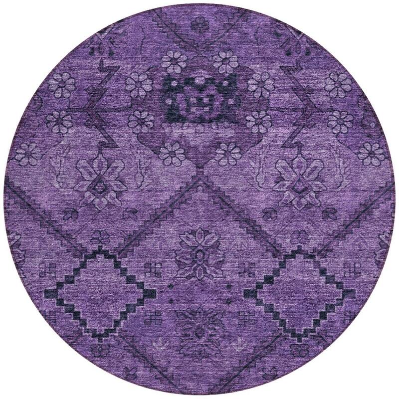 HomeRoots Floral Transitional Rectangle Outdoor Rug