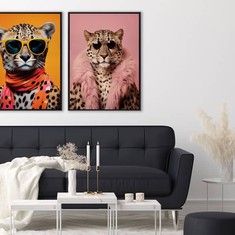 Style Cat Giclee on Canvas No Glass