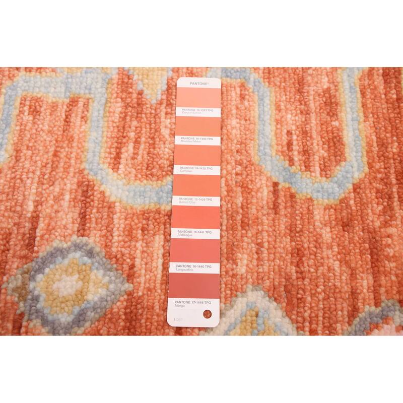 ECARPETGALLERY Hand-knotted Shalimar Rust Wool Rug - 9'0 x 12'0