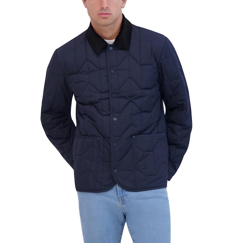 Robert Graham Men's Quilted Water-Repellent Barn Jacket