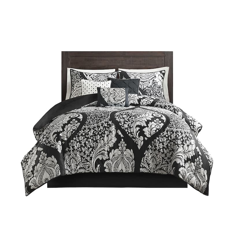 Madison Park Marcella 7 Piece Cotton Printed Comforter Set