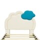 preview thumbnail 49 of 48, Cute Upholstered Bed Frame Cloud-Shaped