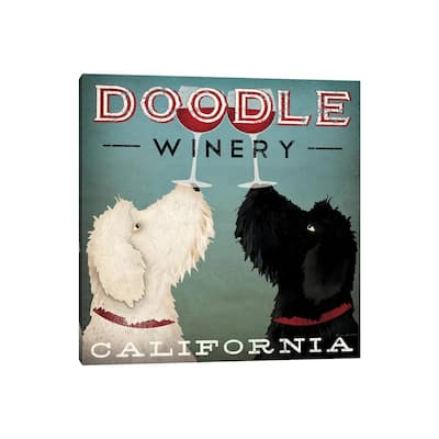 iCanvas "Doodle Winery" by Ryan Fowler Canvas Print