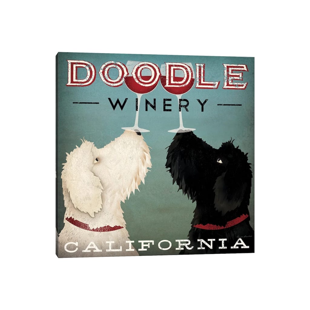 iCanvas "Doodle Winery" by Ryan Fowler Canvas Print