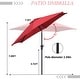 preview thumbnail 57 of 68, Ainfox 7.5ft Patio Umbrella Outdoor Umbrella Tilt Multi-color Without Base