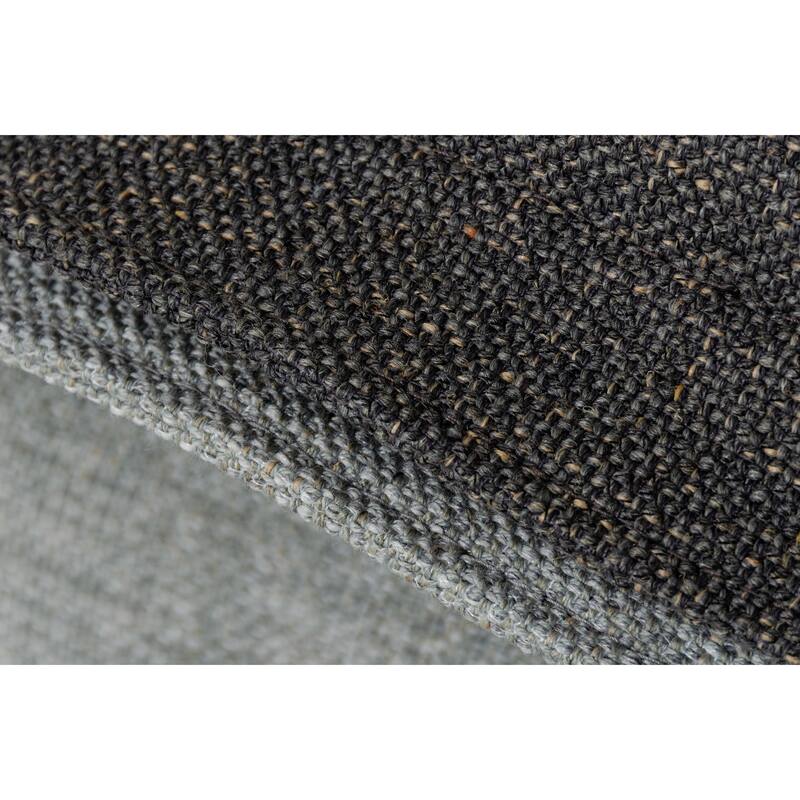 Divani Casa Mars Modern Grey & Dark Grey Fabric Sofa