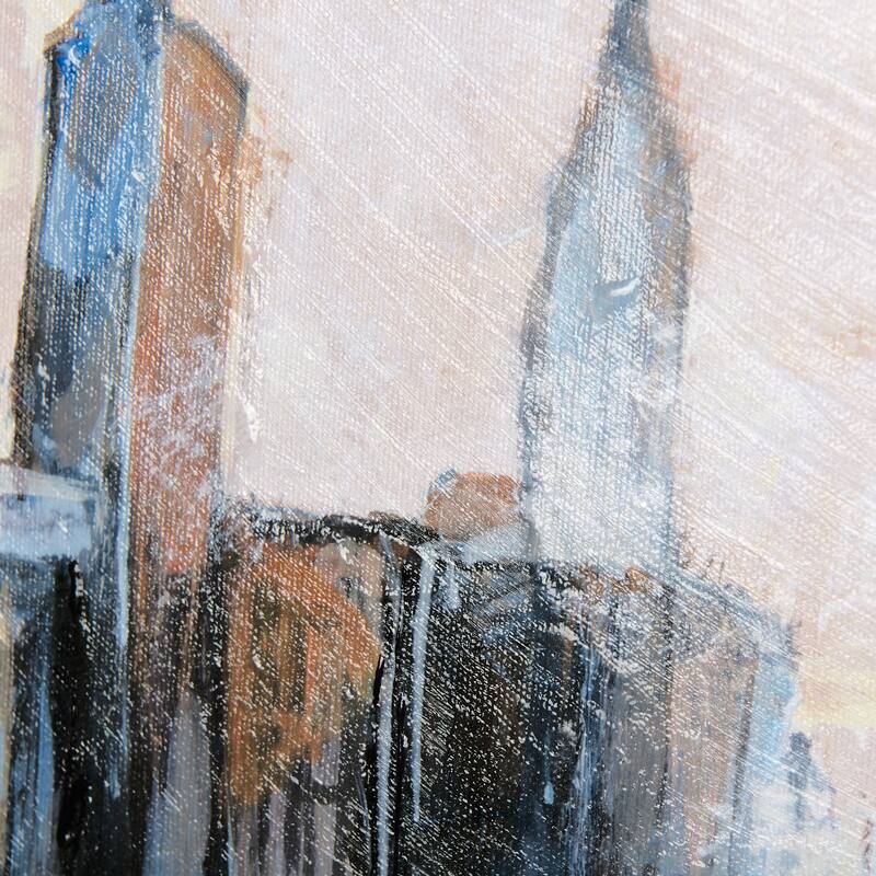 City Sunset (Set of 2)(14 x 35) Canvas Art Print