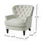 preview thumbnail 6 of 8, Tafton Tufted Oversized Fabric Club Chair by Christopher Knight Home - 33.50" L x 35.00" W x 34.50" H
