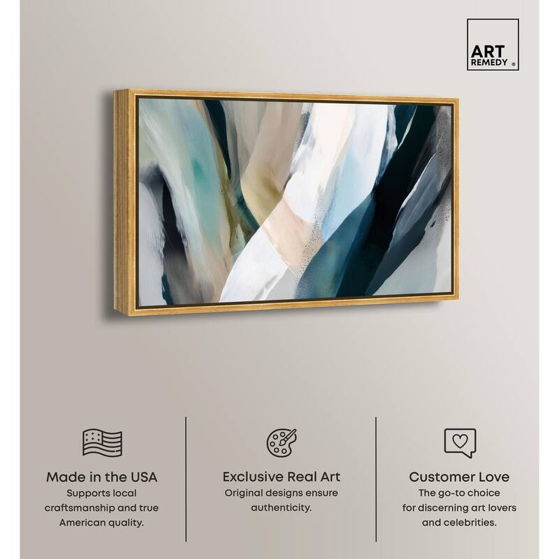 Sweeping Forms II Canvas by Art Remedy