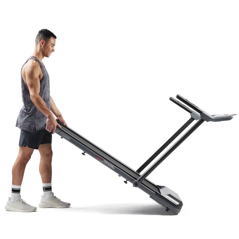 Sunny Health & Fitness Pegasus Smart Treadmill Wide Deck and Customizable Workouts SF-T722054 - ‎60"D x 32"W x 43.5"H