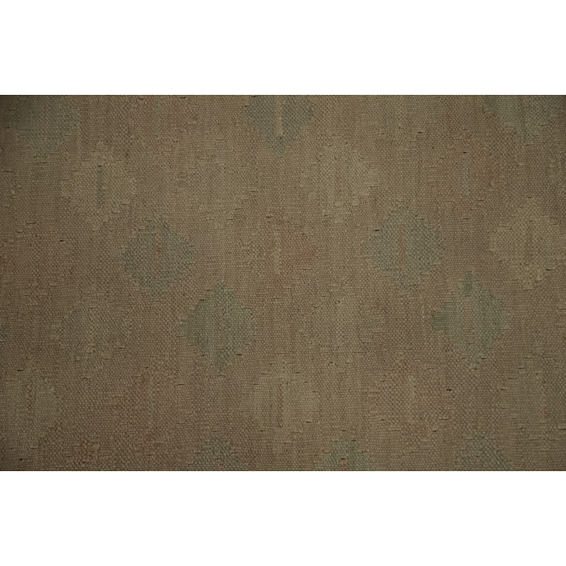 Hand Woven Oriental 100% Wool Carpet Southwestern Tribal Brown Kilim Area Rug - 6' 5'' X 4' 9''