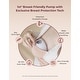 preview thumbnail 2 of 14, All-in-one M5 Wearable Breast Pump - Grey - Double