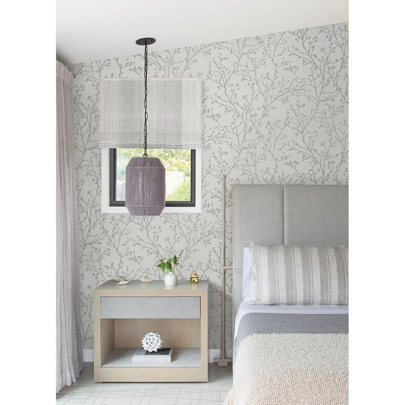 A-Street Prints Ziva Rose Gold Trellis Wallpaper