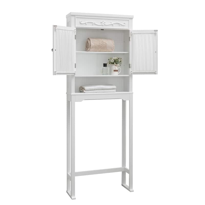 Teamson Home Lisbon Wooden Over-the-Toilet Space Saver