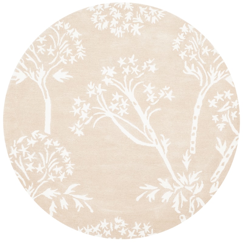 SAFAVIEH Handmade Bella Enriketa Modern Floral Wool Rug