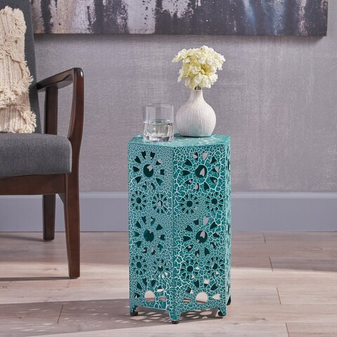 Outdoor 12" Side Table by Christopher Knight Home