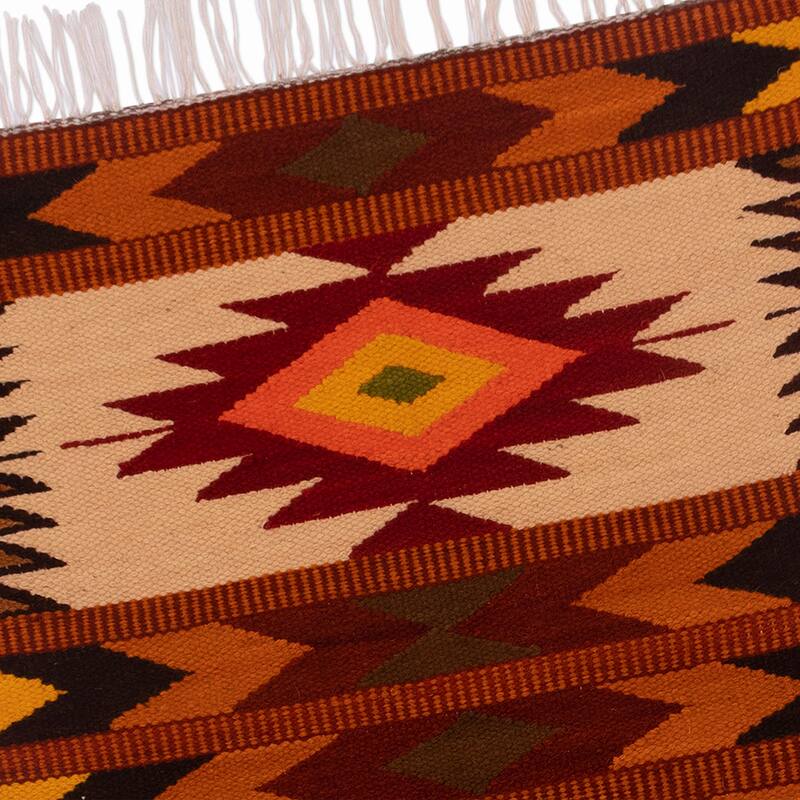 Novica Handmade Pre-Inca Wool Area Rug (2X3) - 2' x 6' Runner