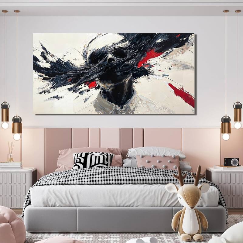 Wall Decor Abstract Black and White Wall Art Decorations