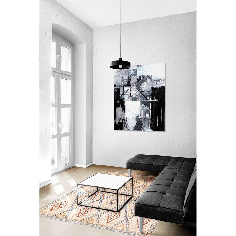 ECARPETGALLERY Hand-knotted Pak Finest Marrakesh Cream Wool Rug - 5'0 x 6'8