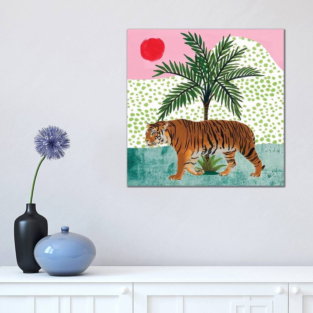 iCanvas "Tiger at Sunrise II" by Melissa Wang Canvas Print