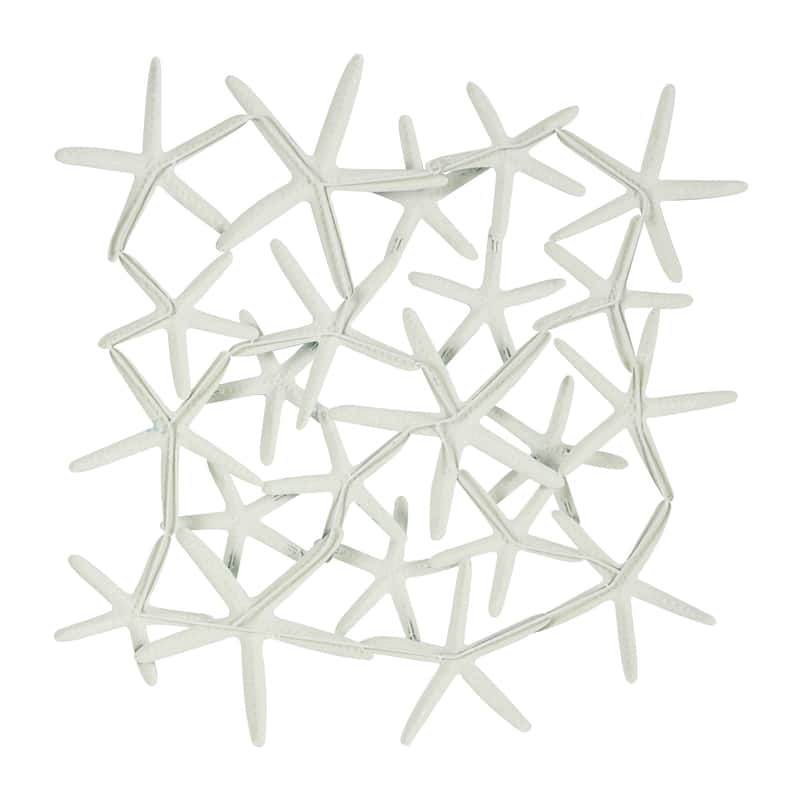 Metal Starfish Overlapping Wall Decor - Light Blue - Roche River Decor