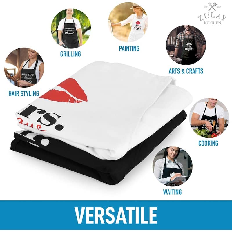 Zulay Kitchen 2Pack Funny Aprons for Men & Women Bed Bath & Beyond