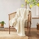 preview thumbnail 52 of 93, Madison Park Hand Made Chunky Double Knit Throw Blanket