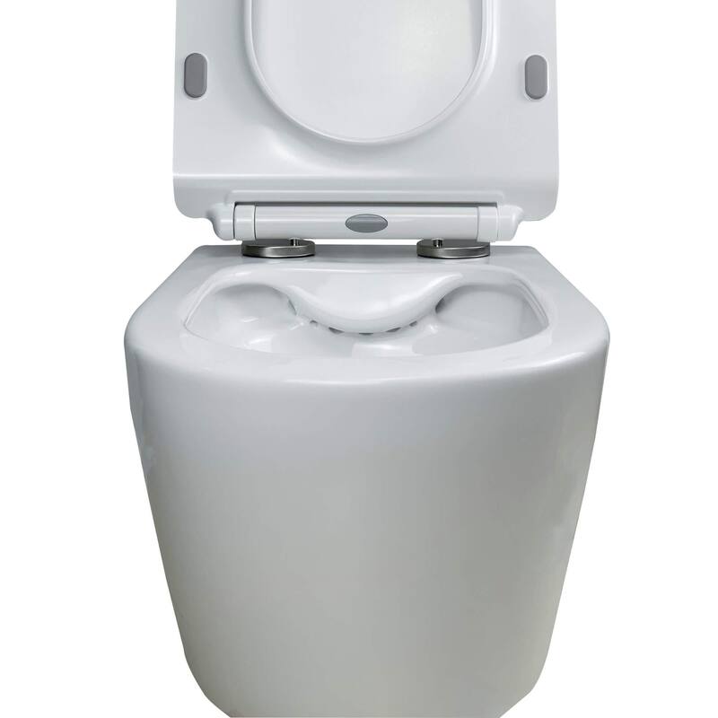 In-Wall toilet Combo Set - Toilet, Tank (2 x 6 Wall), Carrier System