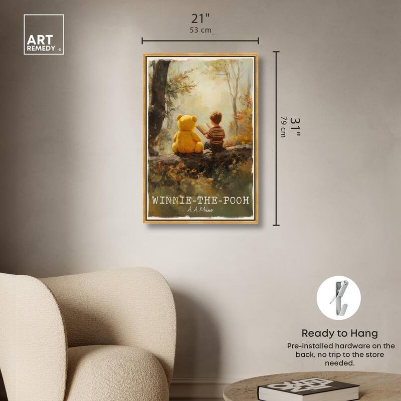 Classic Winnie the Pooh Canvas by Art Remedy