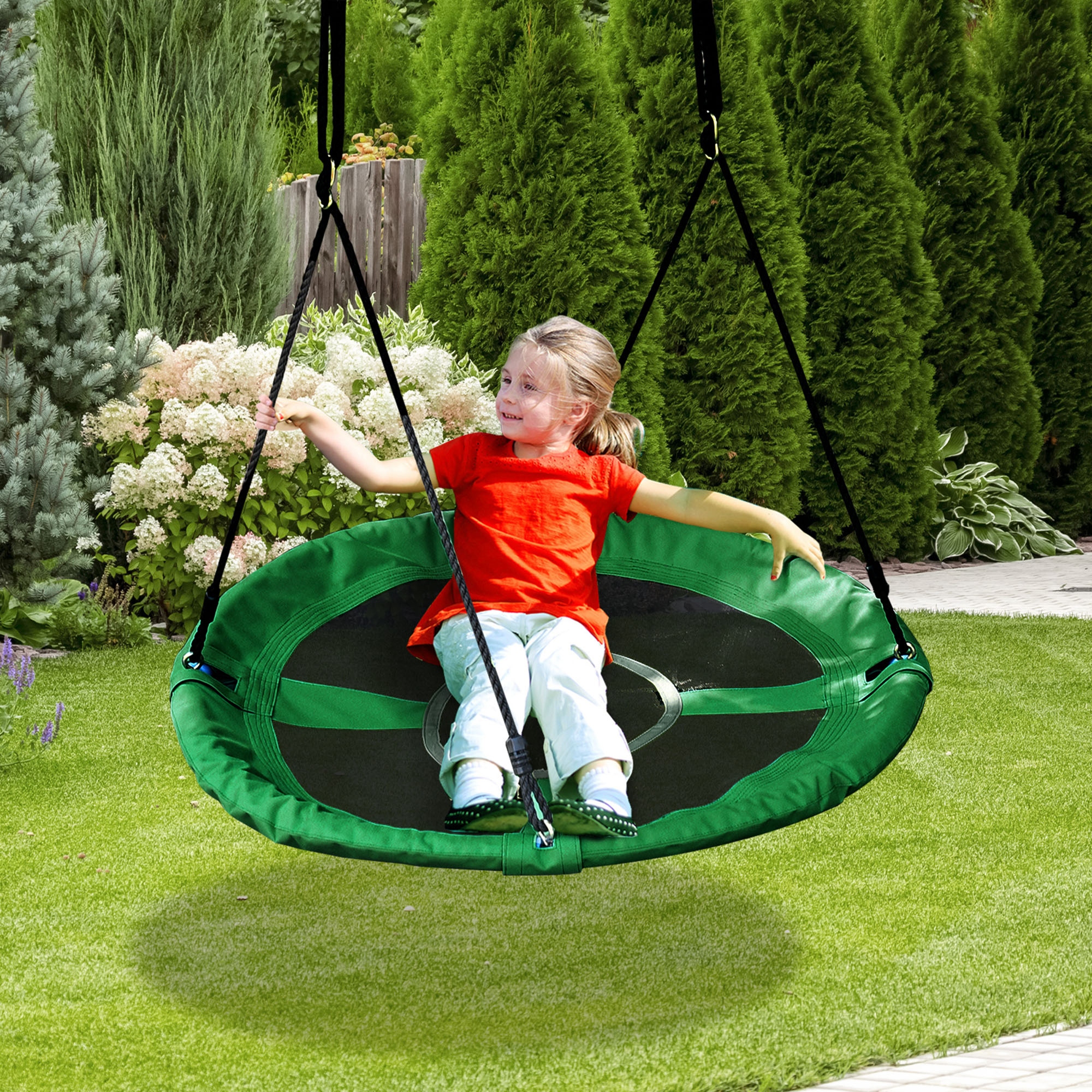 Round clearance patio swing
