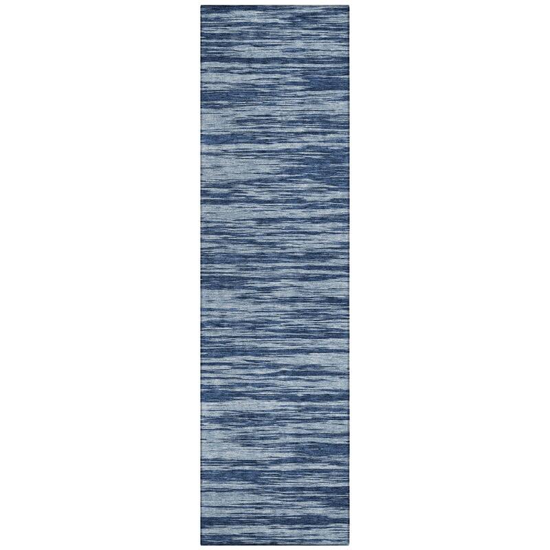 Machine Washable Indoor/ Outdoor Casual Ombre Chantille Rug