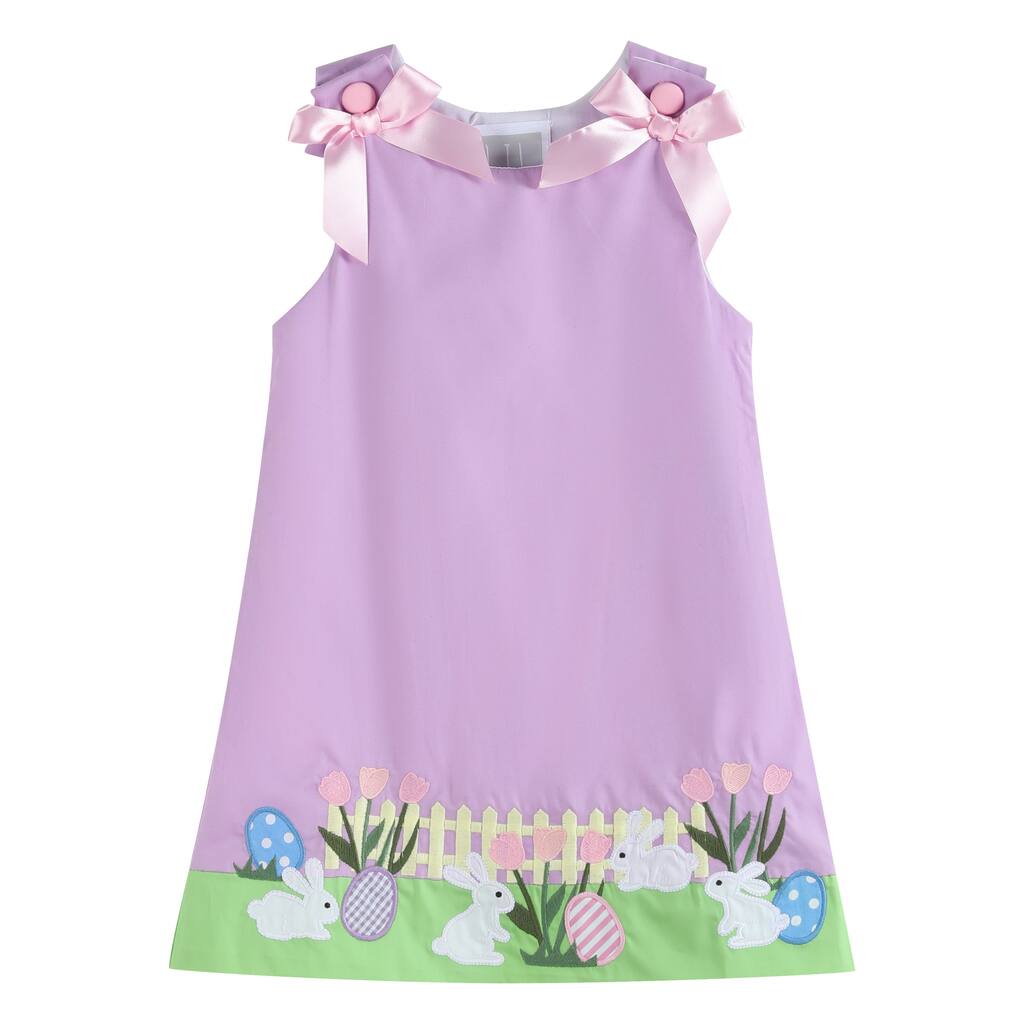 Lil Cactus Purple Easter Bunny Garden Dress