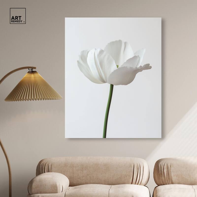 Pearl Floret Canvas by Art Remedy, Gallery Wrapped