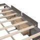 preview thumbnail 43 of 52, Full/Queen Size Platform Bed with 6 Storage Drawers, Wooden Bedframe, Storage Bed, Headboard Not Include, for Kids/Teens/Adults