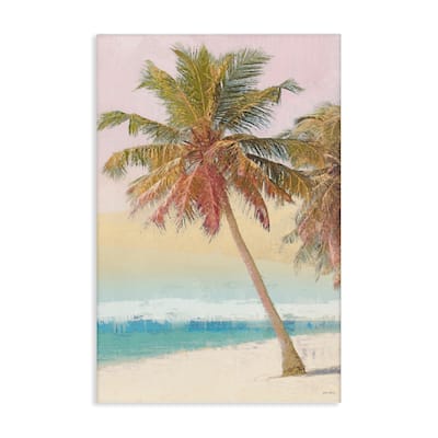 Stupell Pastel Gradient Beach Scene Canvas Wall Art Design By Amber Sterling