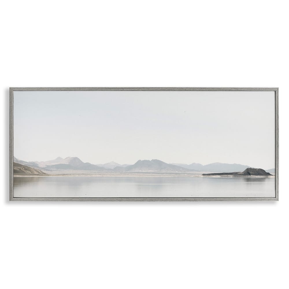 Stupell Misty Morning Mountain Framed Giclee Art Design By Gemma Bardot