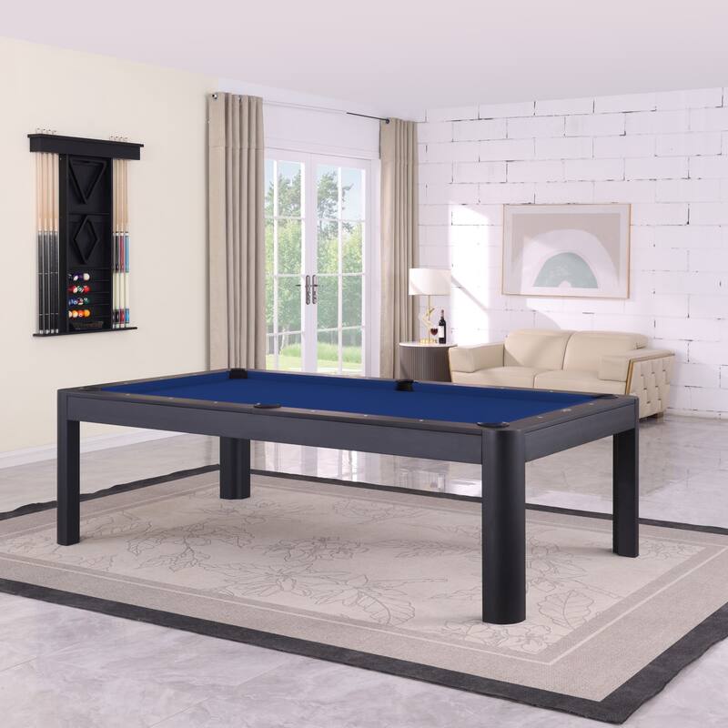 Cadora Duo 7FT Slate Pool Table in Black Ash With Dining top
